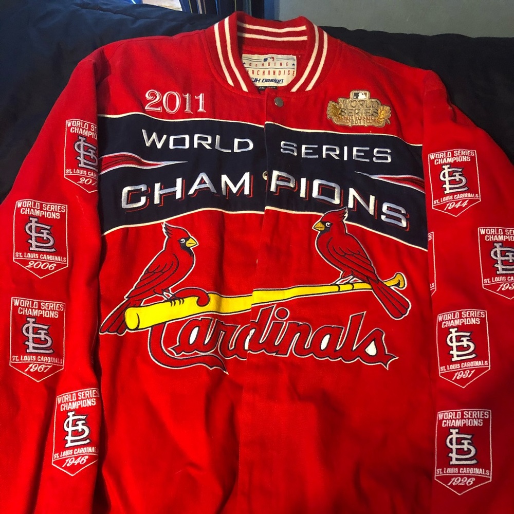 Rare St Louis Cardinals World Series champ jacket